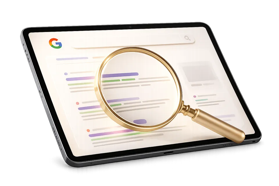 Topo do Google, organicamente.